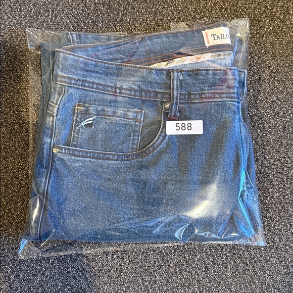 Tailor Vintage Men’s Dark Blue Slim fit 5 Packs Jeans #588 - Picture 6 of 6